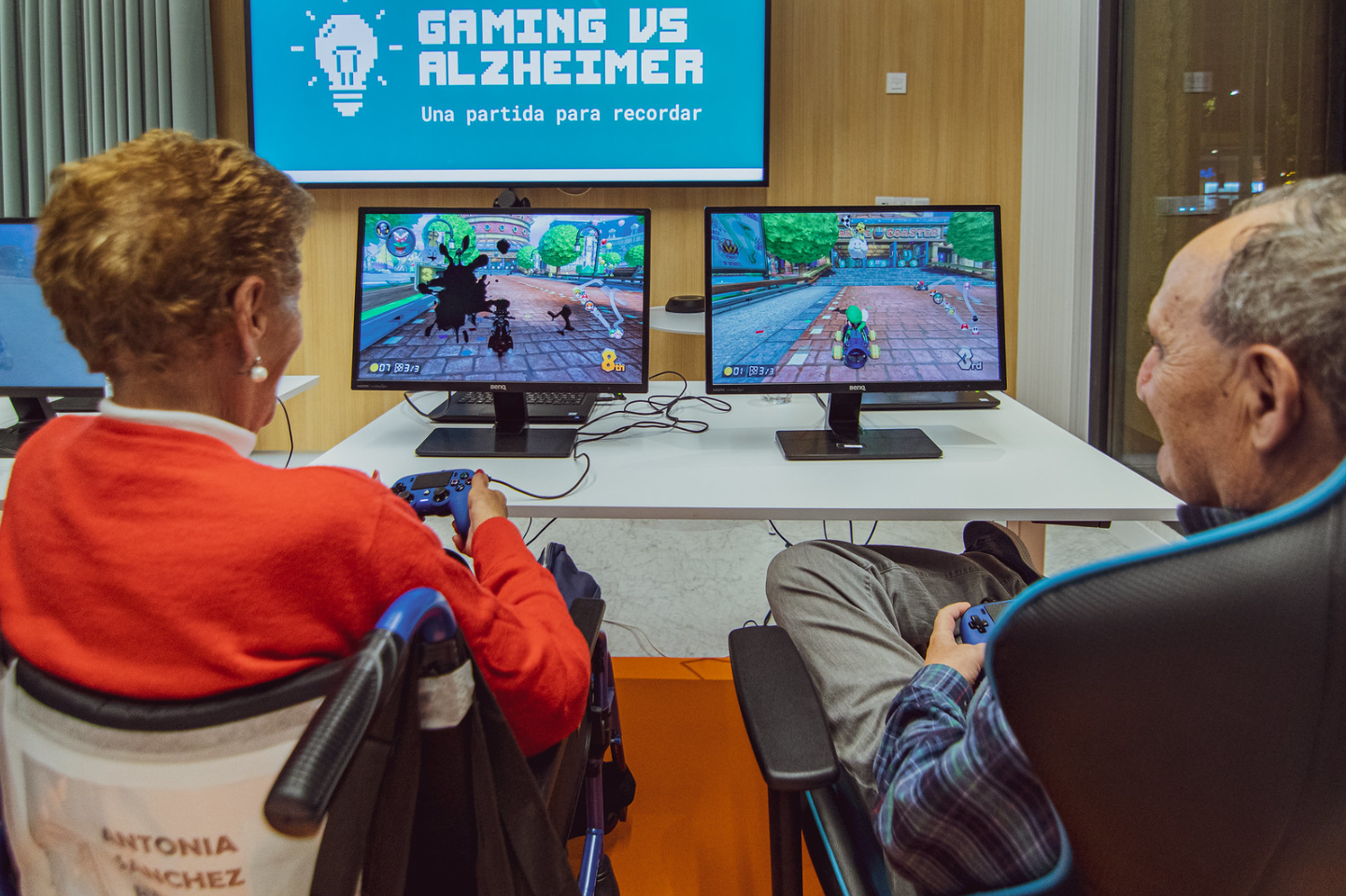 Gaming vs Alzheimer. Residentes Caser Residencial Málaga