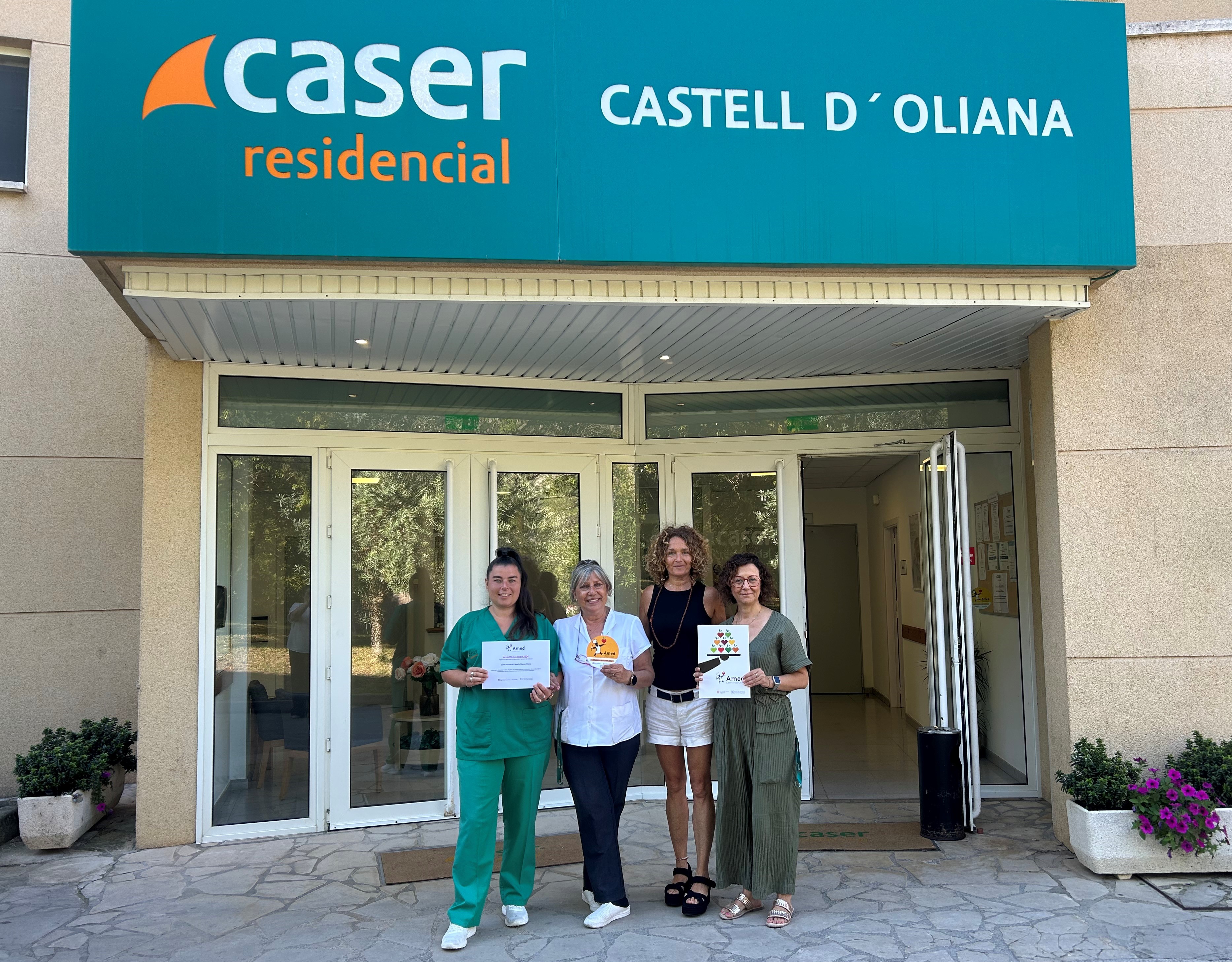 Caser Residencial Castell d'Oliana renueva la acreditación AMED